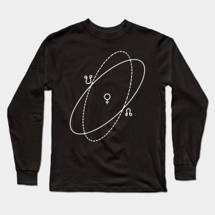 Astrology Lunar Node North Node South Node Long Sleeve T-Shirt